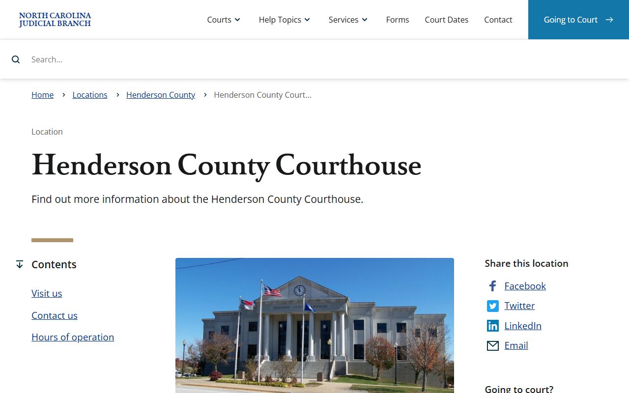 Henderson County courthouse court records after arrest information